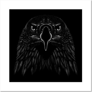 Eagle raven crow eagles US USA falcon magic t shirt t-shirt Posters and Art